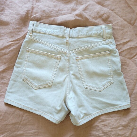 Mango high rise denim shorts - sand - Picture 3 of 7